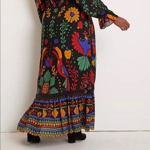Anthropologie Farm Rio Georgette Maxi Dress